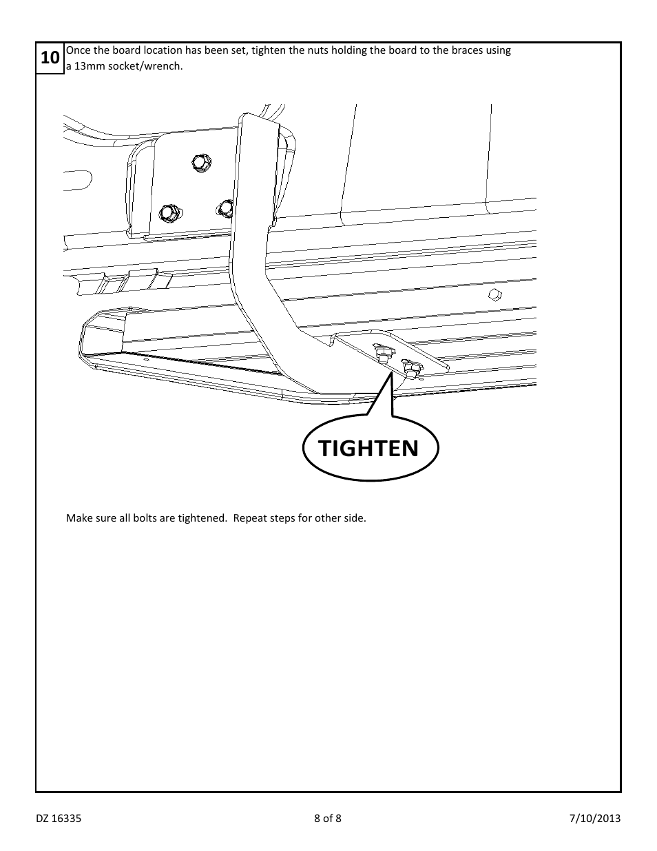 Dee Zee DZ16335 User Manual | Page 10 / 18