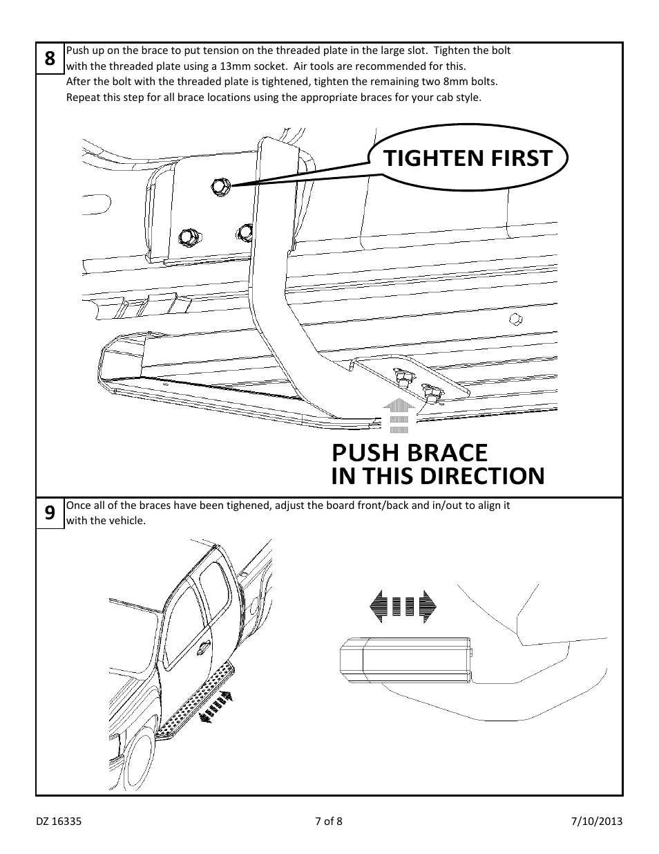 Dee Zee DZ16335 User Manual | Page 9 / 18