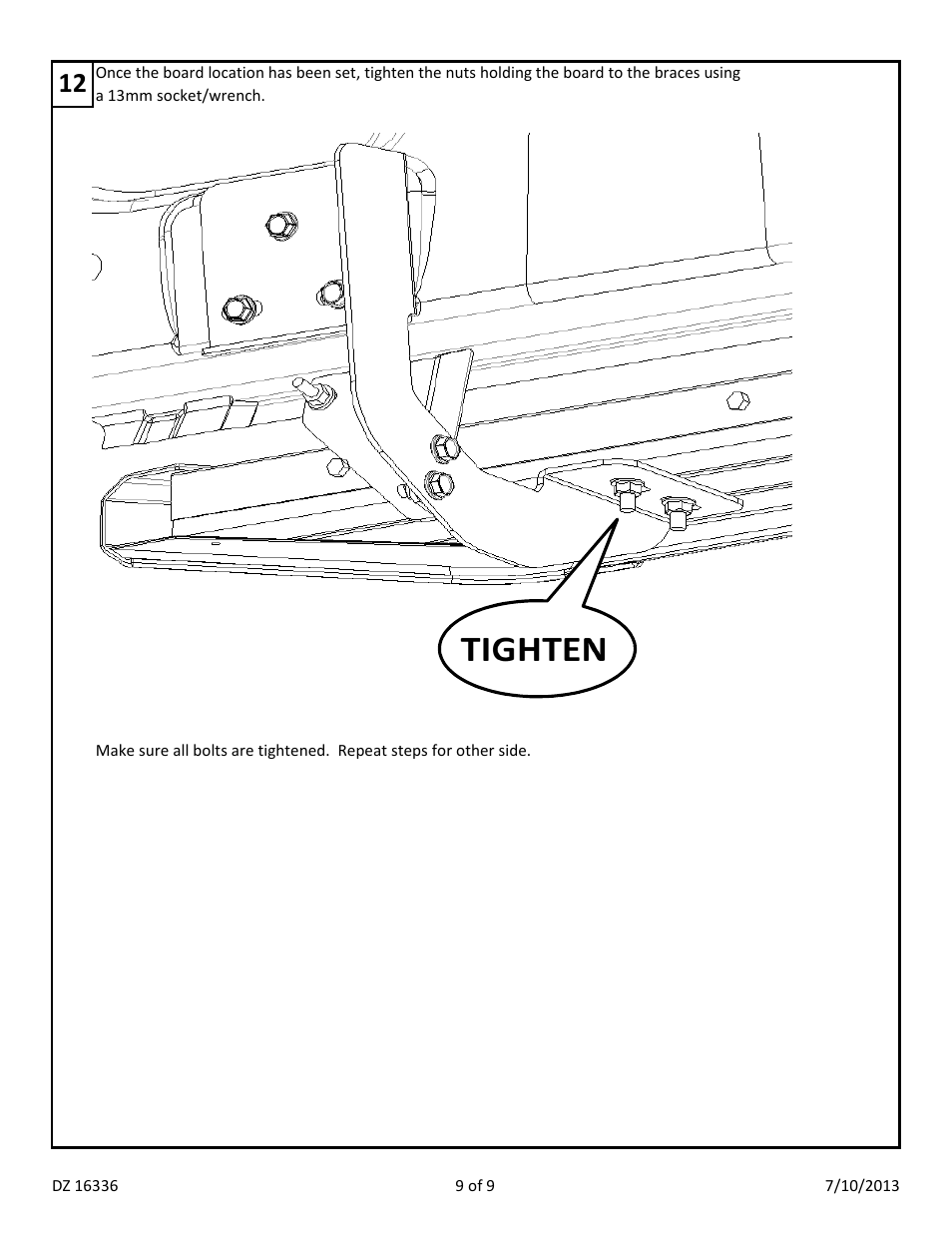 Dee Zee DZ16336 User Manual | Page 11 / 20