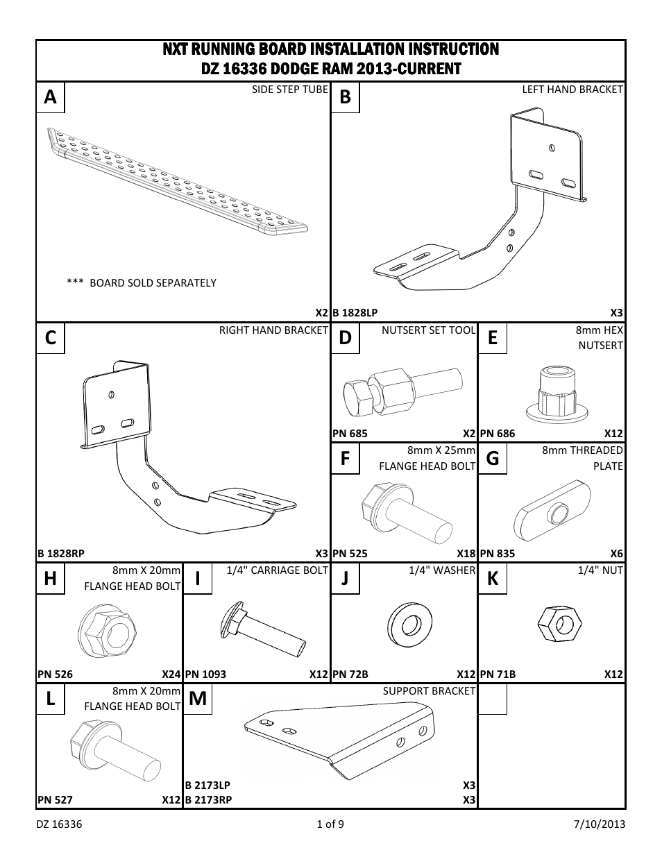 Dee Zee DZ16336 User Manual | Page 3 / 20