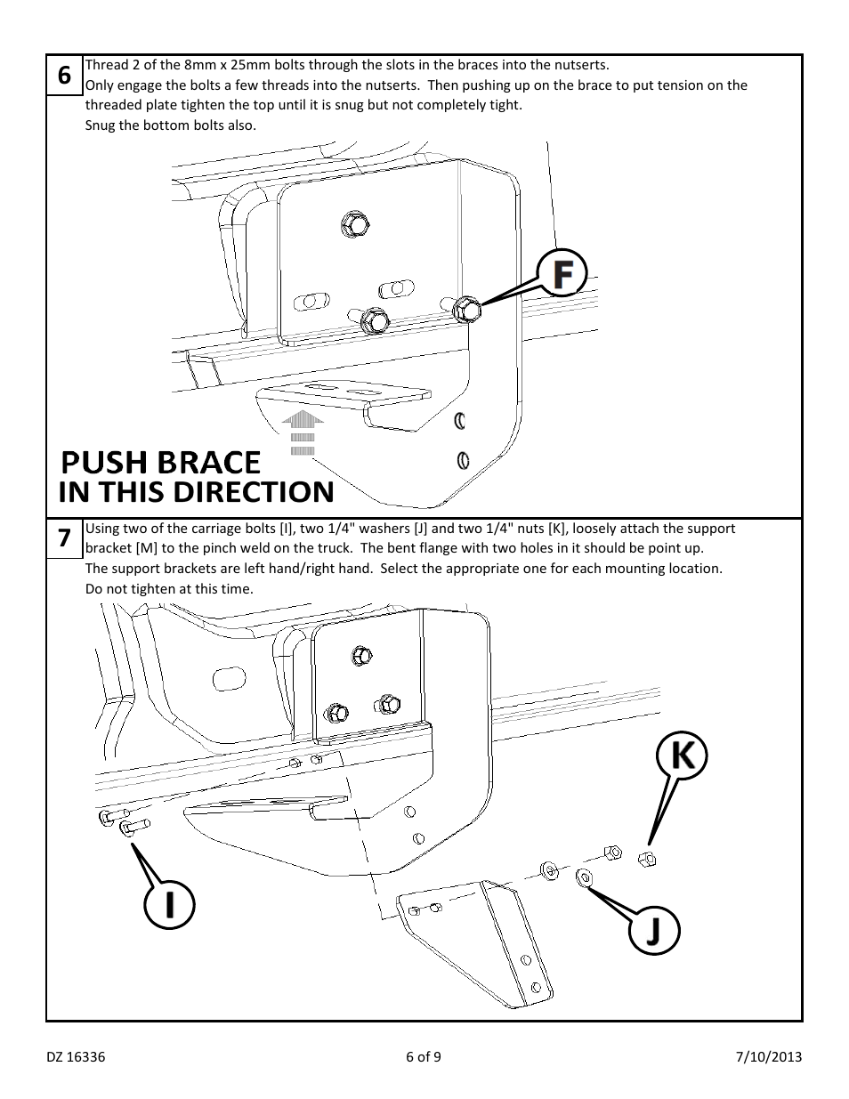 Dee Zee DZ16336 User Manual | Page 8 / 20