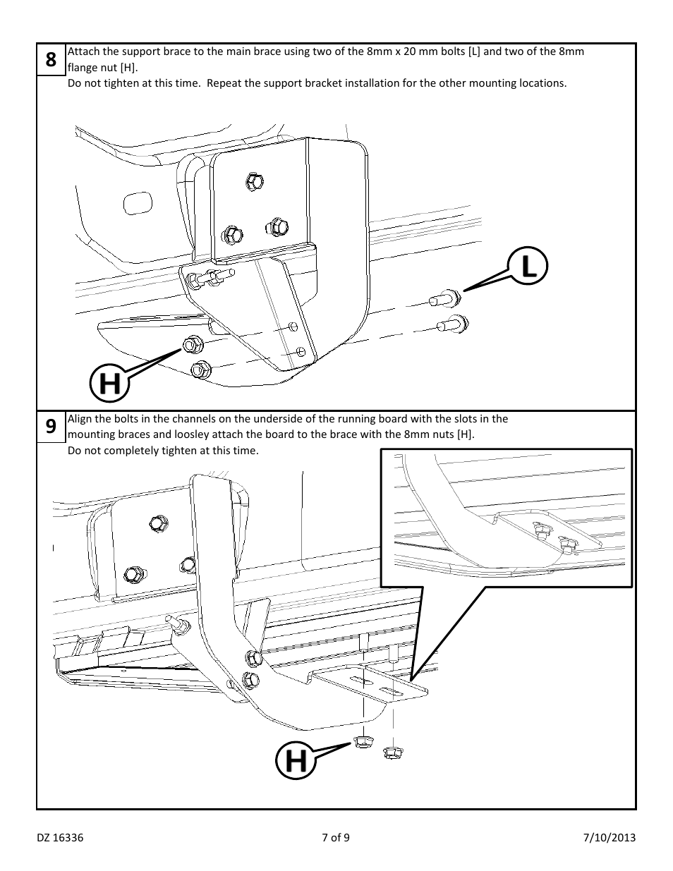 Dee Zee DZ16336 User Manual | Page 9 / 20