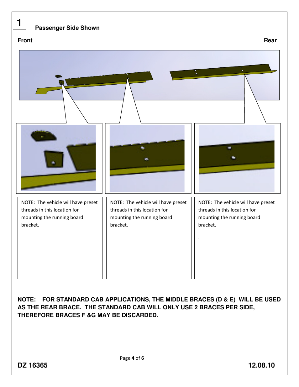 Dee Zee DZ16365 User Manual | Page 4 / 11