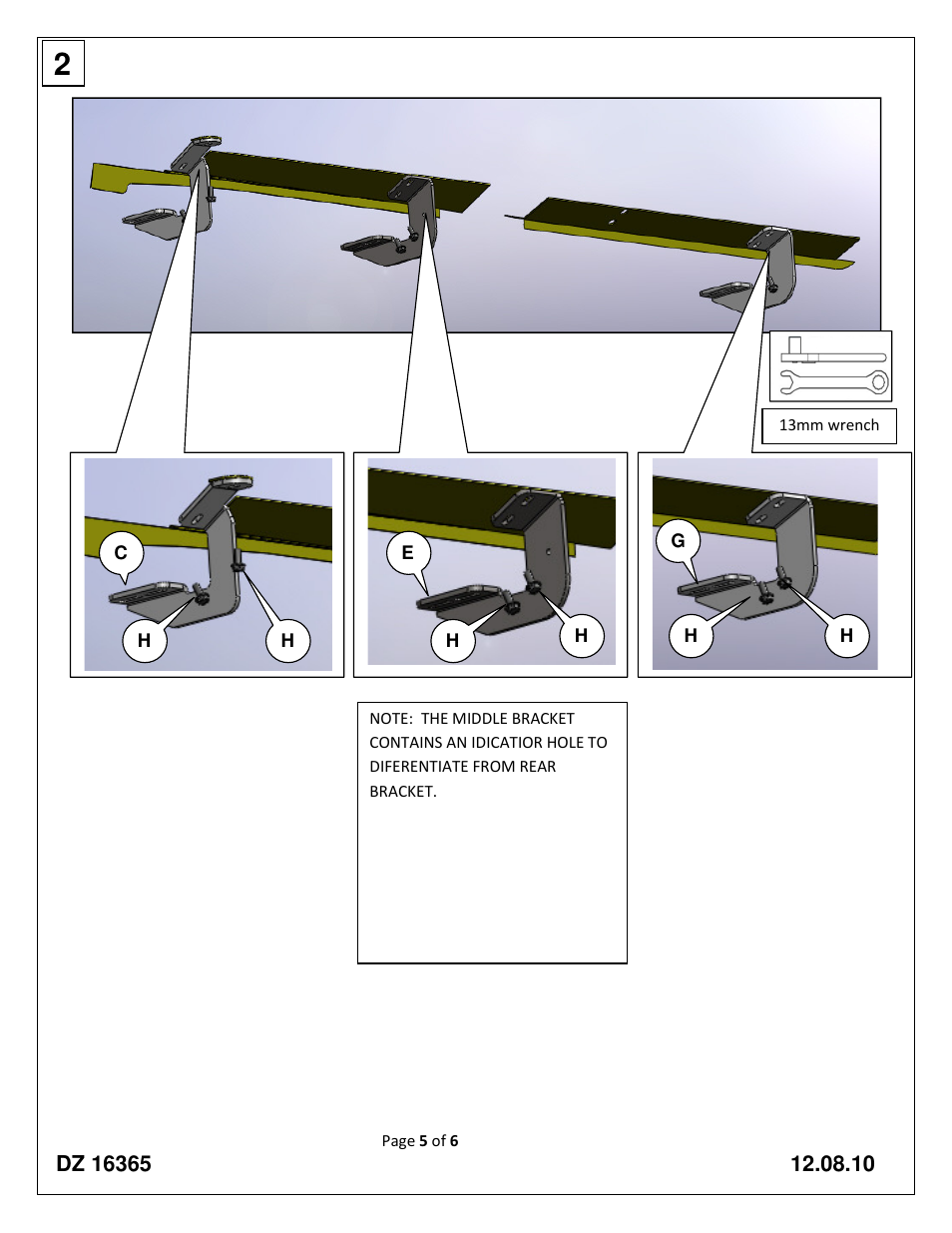 Dee Zee DZ16365 User Manual | Page 5 / 11