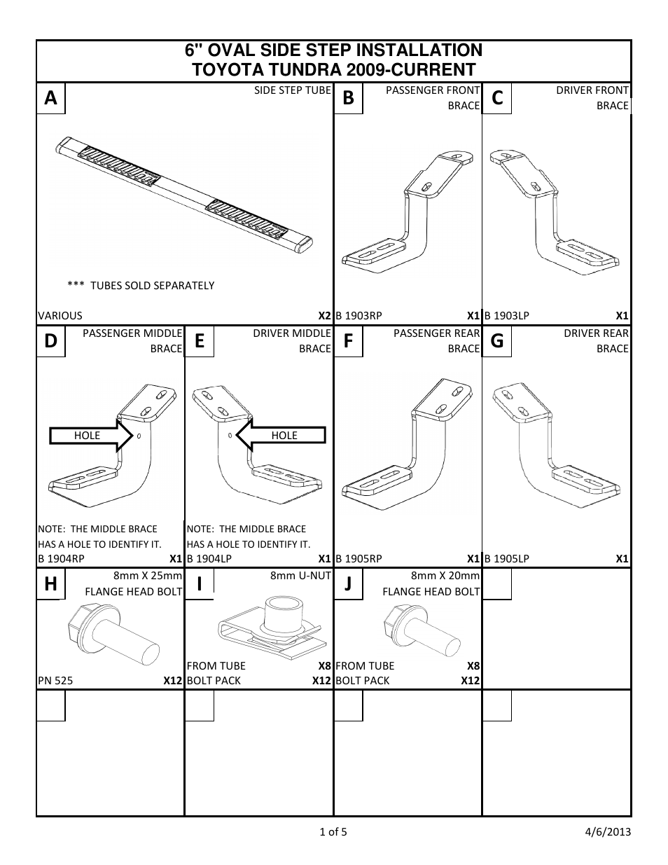 Ab c, Hi j | Dee Zee DZ16365 User Manual | Page 7 / 11