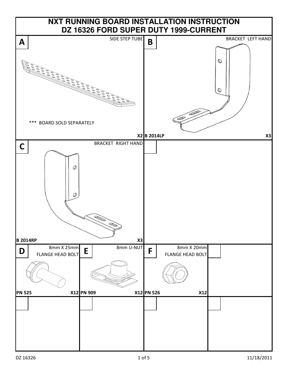 De f | Dee Zee DZ16326 User Manual | Page 3 / 12