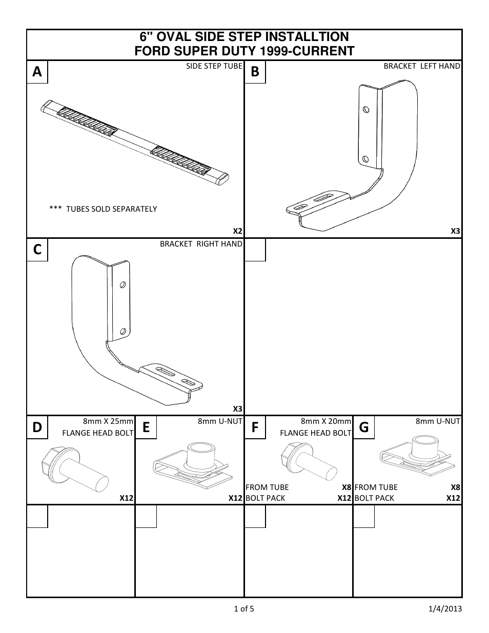 Ab c, De f g | Dee Zee DZ16326 User Manual | Page 8 / 12