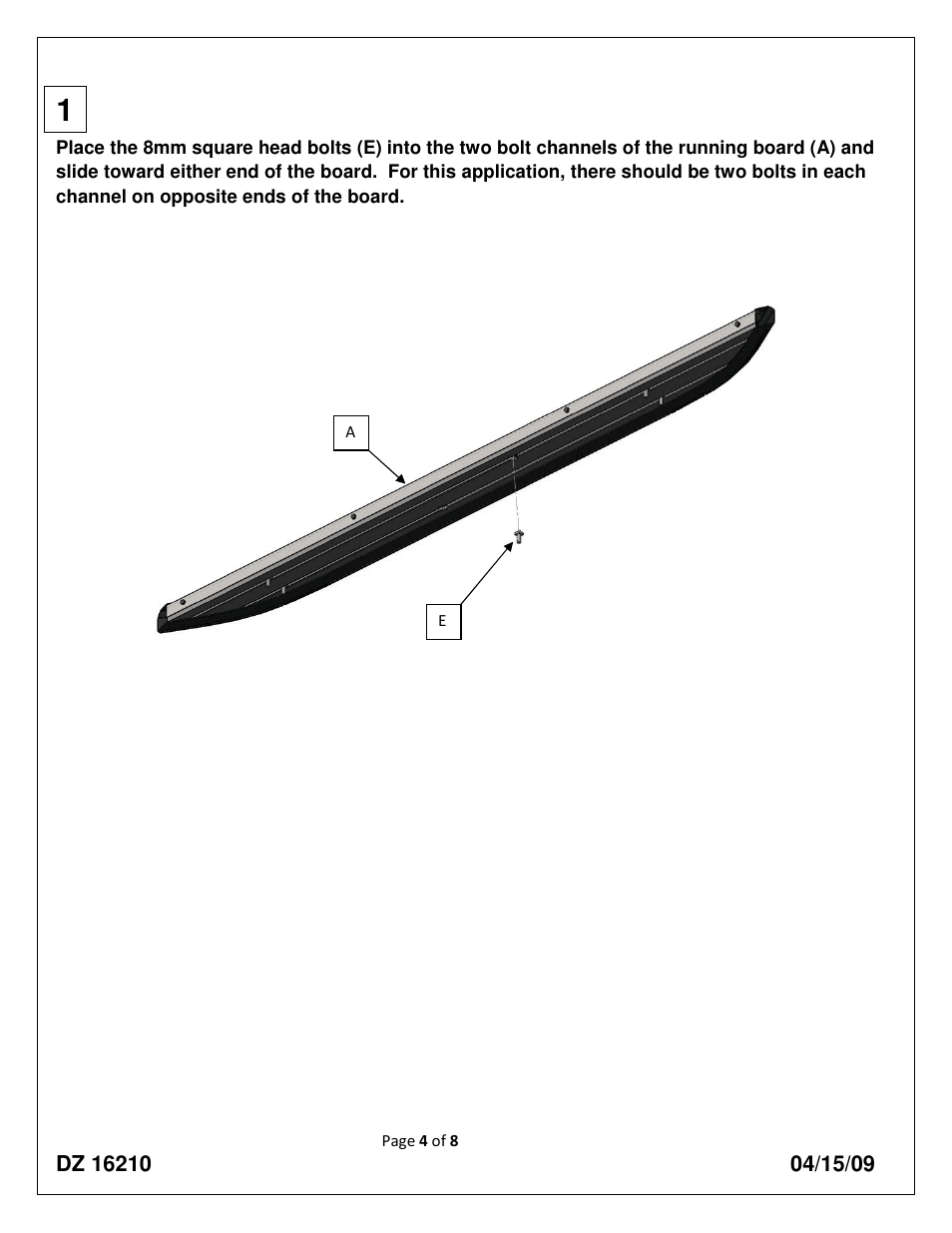 Dee Zee DZ16210 User Manual | Page 4 / 8