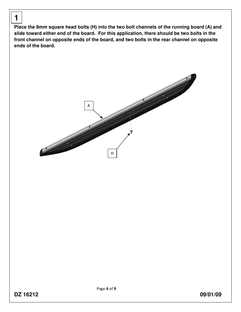 Dee Zee DZ16212 User Manual | Page 4 / 9