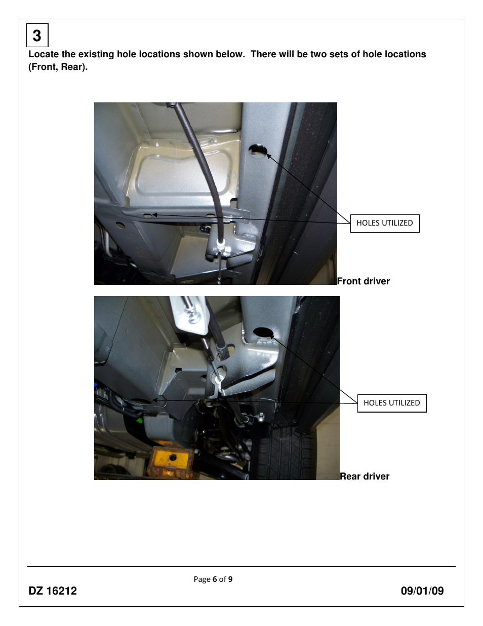 Dee Zee DZ16212 User Manual | Page 6 / 9