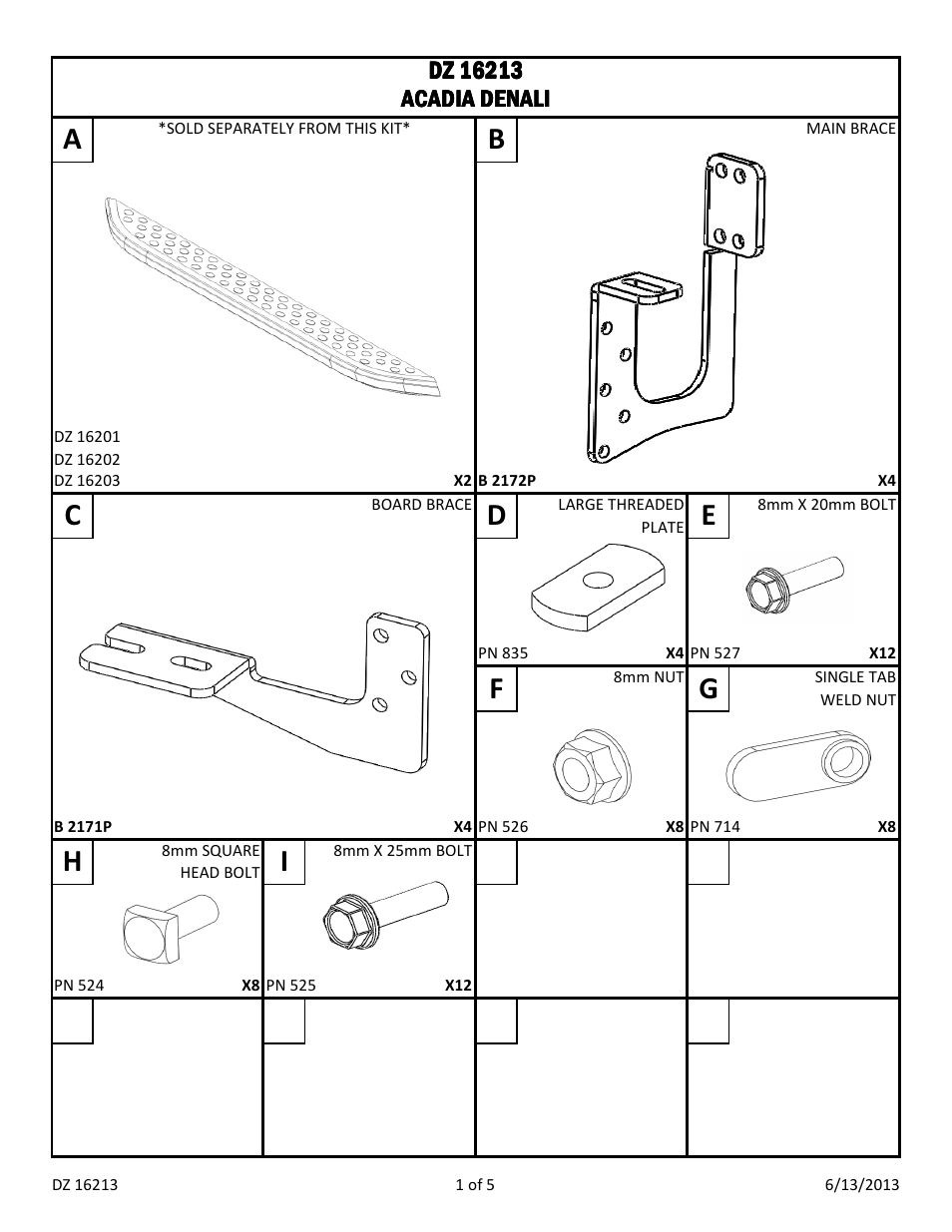 Dee Zee DZ16213 User Manual | Page 3 / 7