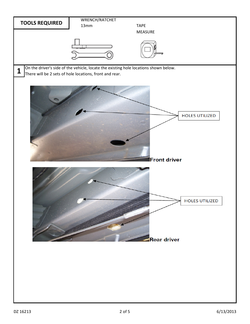 Dee Zee DZ16213 User Manual | Page 4 / 7