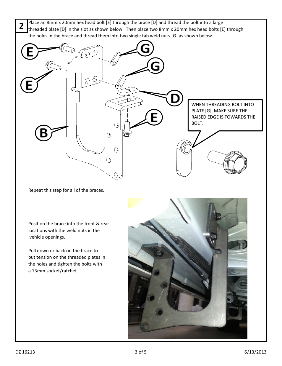 Dee Zee DZ16213 User Manual | Page 5 / 7