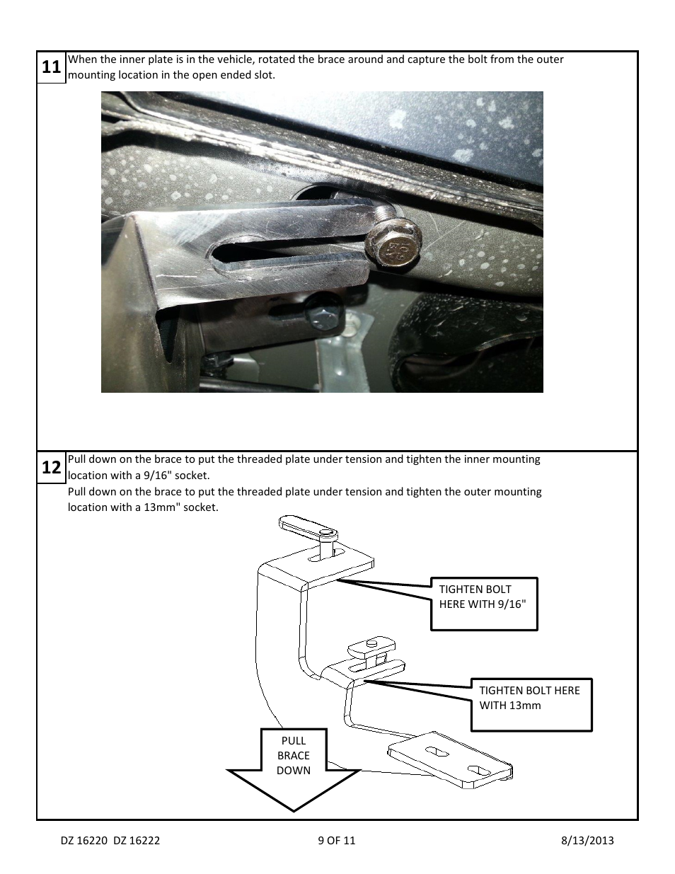 Dee Zee DZ16222 User Manual | Page 11 / 13