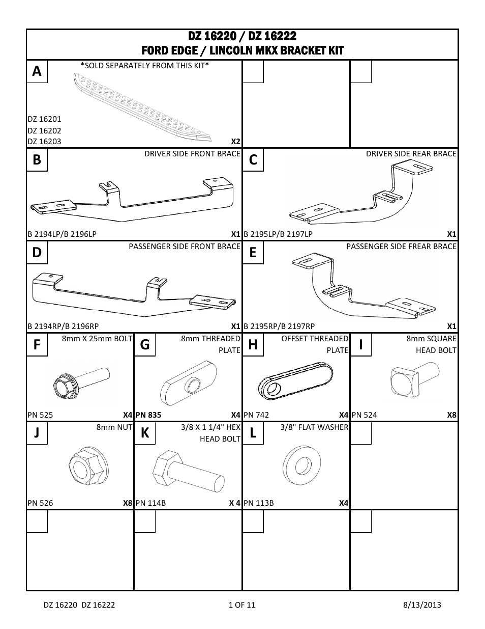 Id e | Dee Zee DZ16222 User Manual | Page 3 / 13