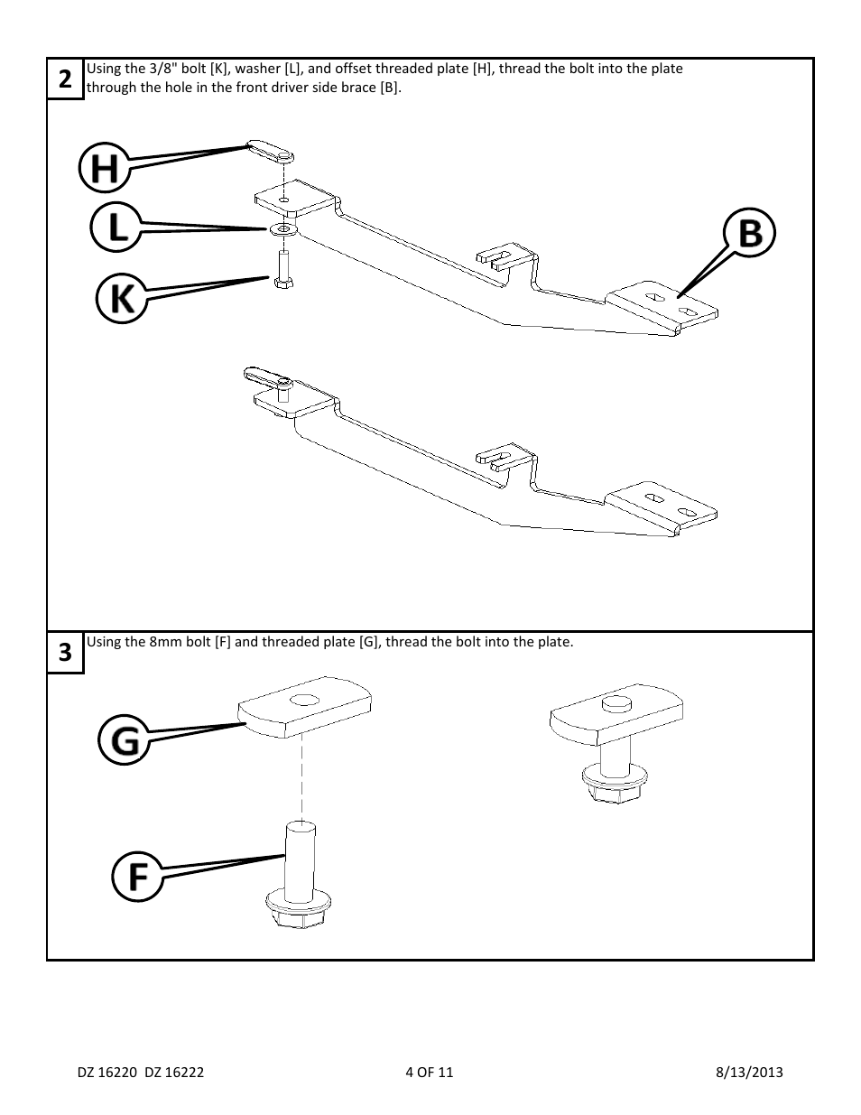 Dee Zee DZ16222 User Manual | Page 6 / 13