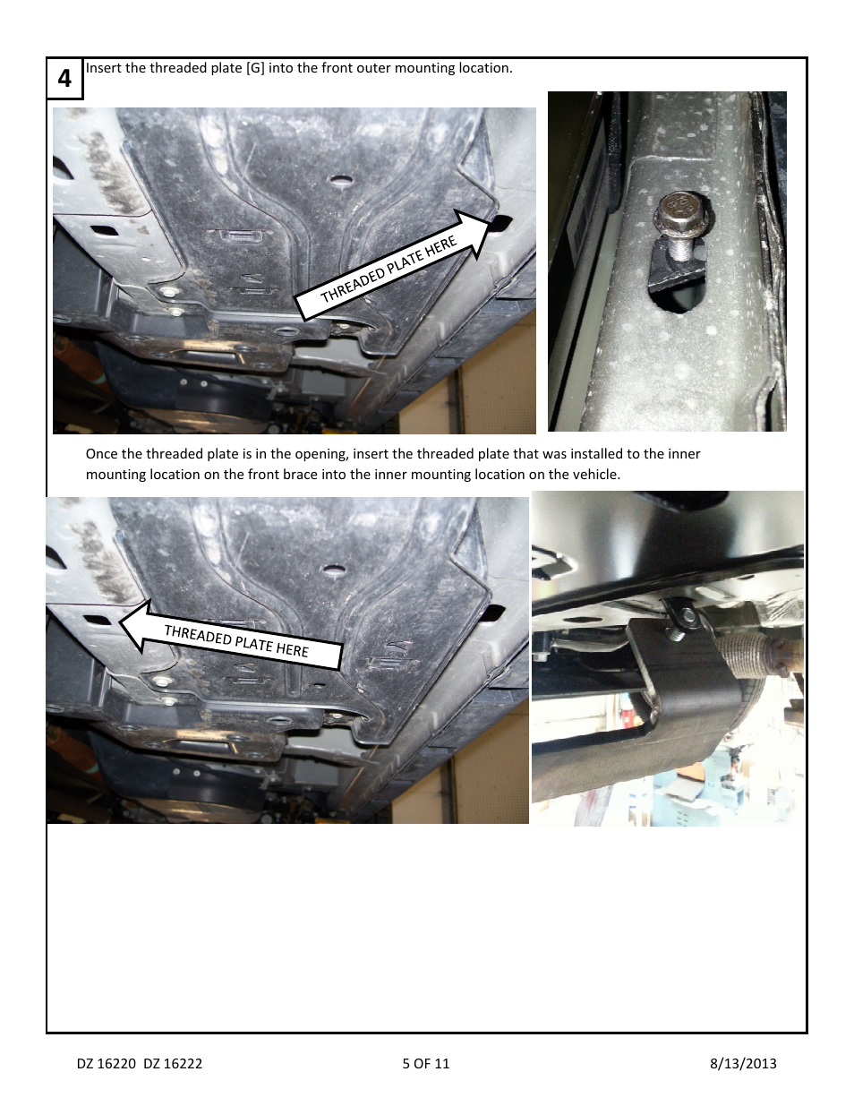 Dee Zee DZ16222 User Manual | Page 7 / 13