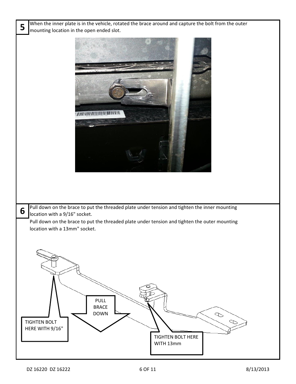 Dee Zee DZ16222 User Manual | Page 8 / 13