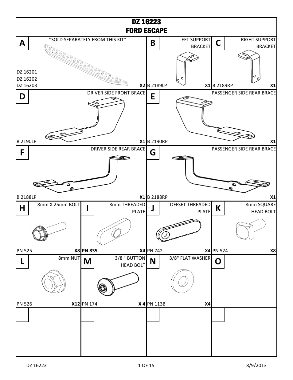 Ab c | Dee Zee DZ16223 User Manual | Page 3 / 17