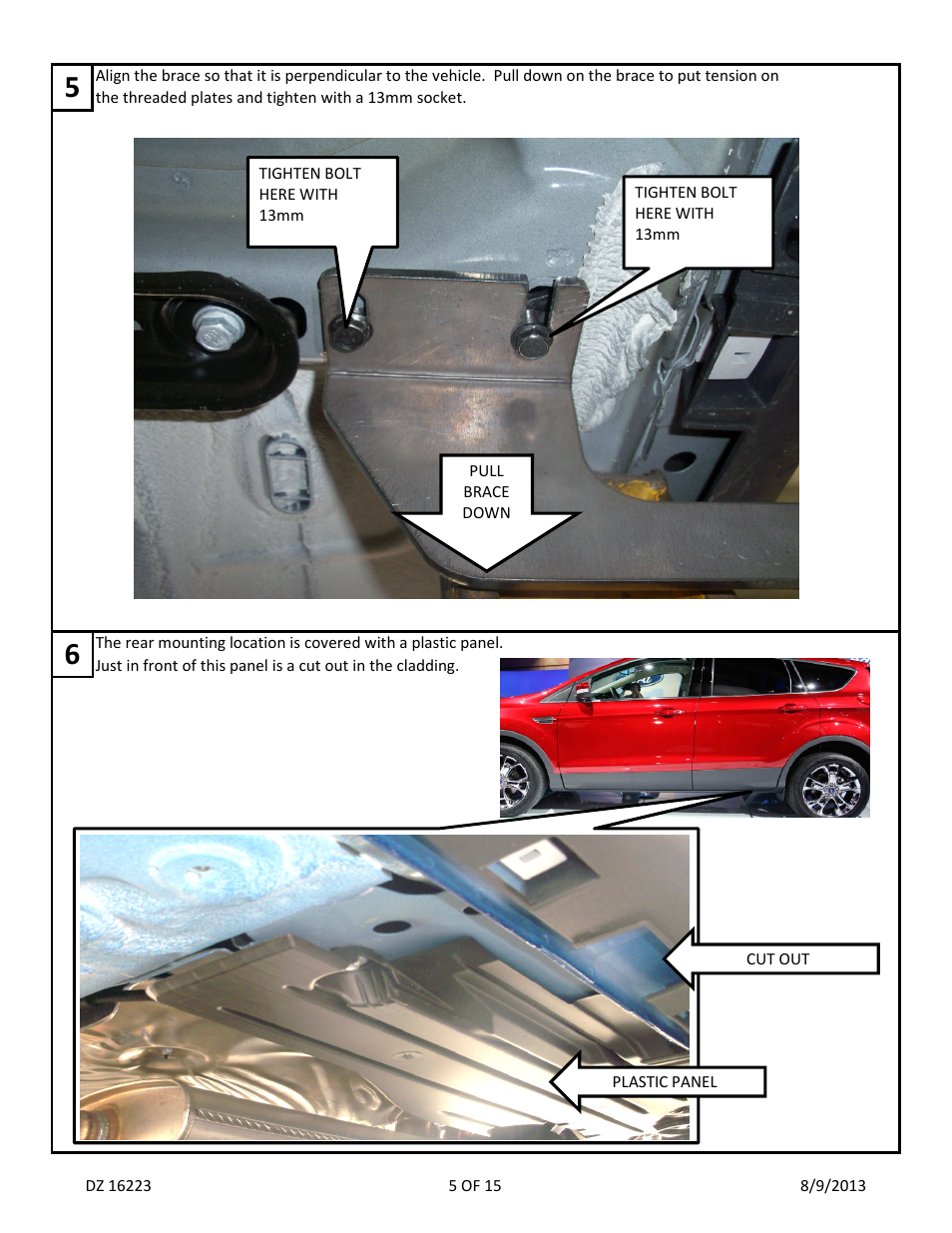 Dee Zee DZ16223 User Manual | Page 7 / 17