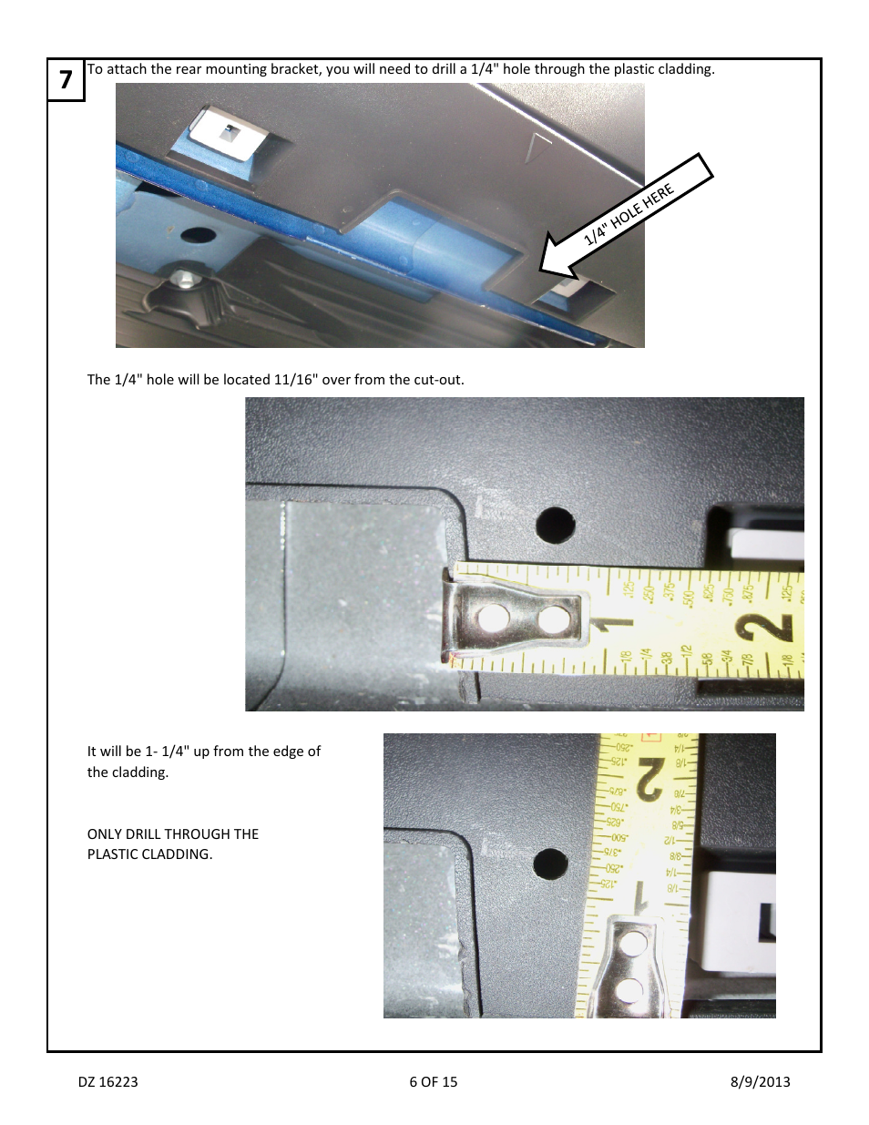 Dee Zee DZ16223 User Manual | Page 8 / 17