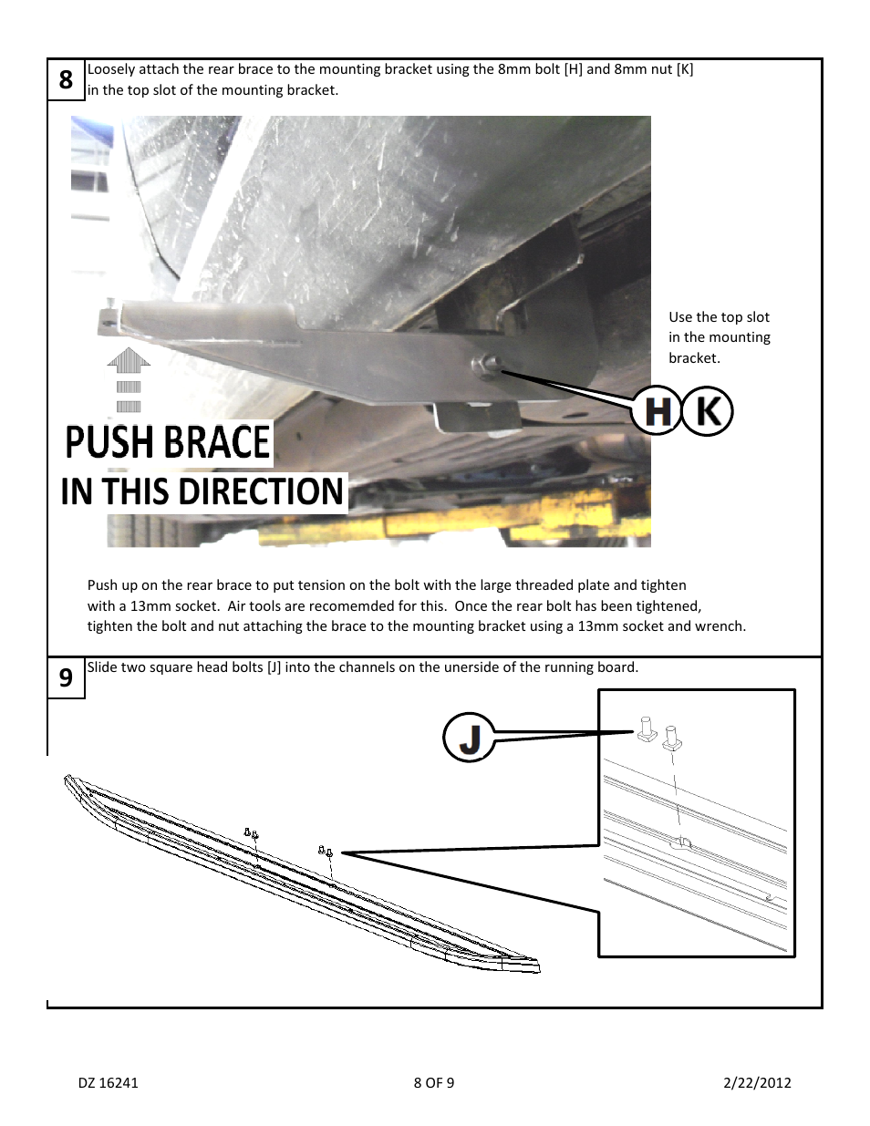 Dee Zee DZ16241 User Manual | Page 10 / 11