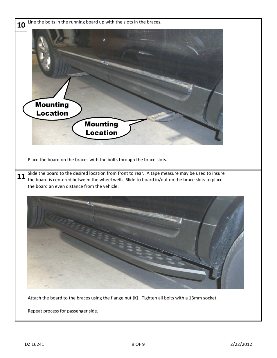 Dee Zee DZ16241 User Manual | Page 11 / 11