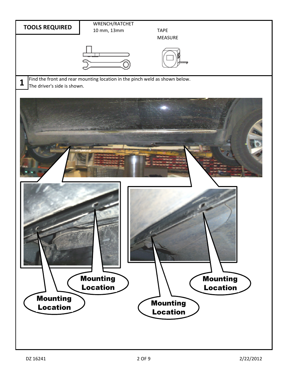 Dee Zee DZ16241 User Manual | Page 4 / 11
