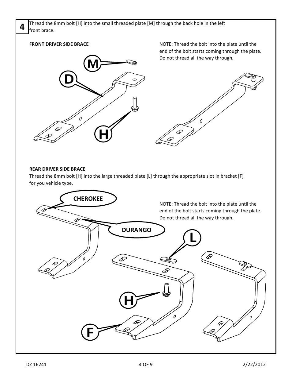 Dee Zee DZ16241 User Manual | Page 6 / 11