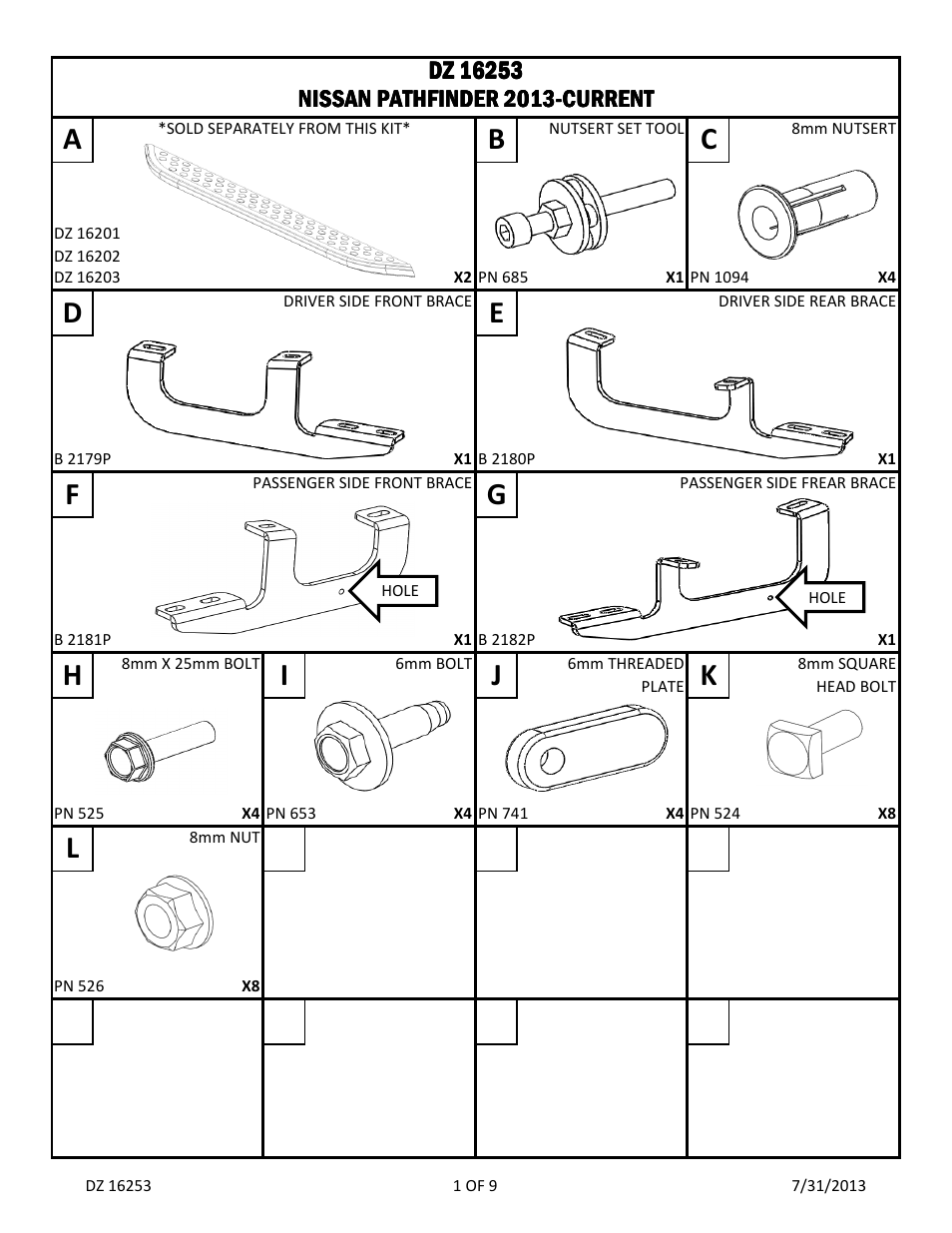 Hl d, Kf g, Ab c | Dee Zee DZ16253 User Manual | Page 3 / 11