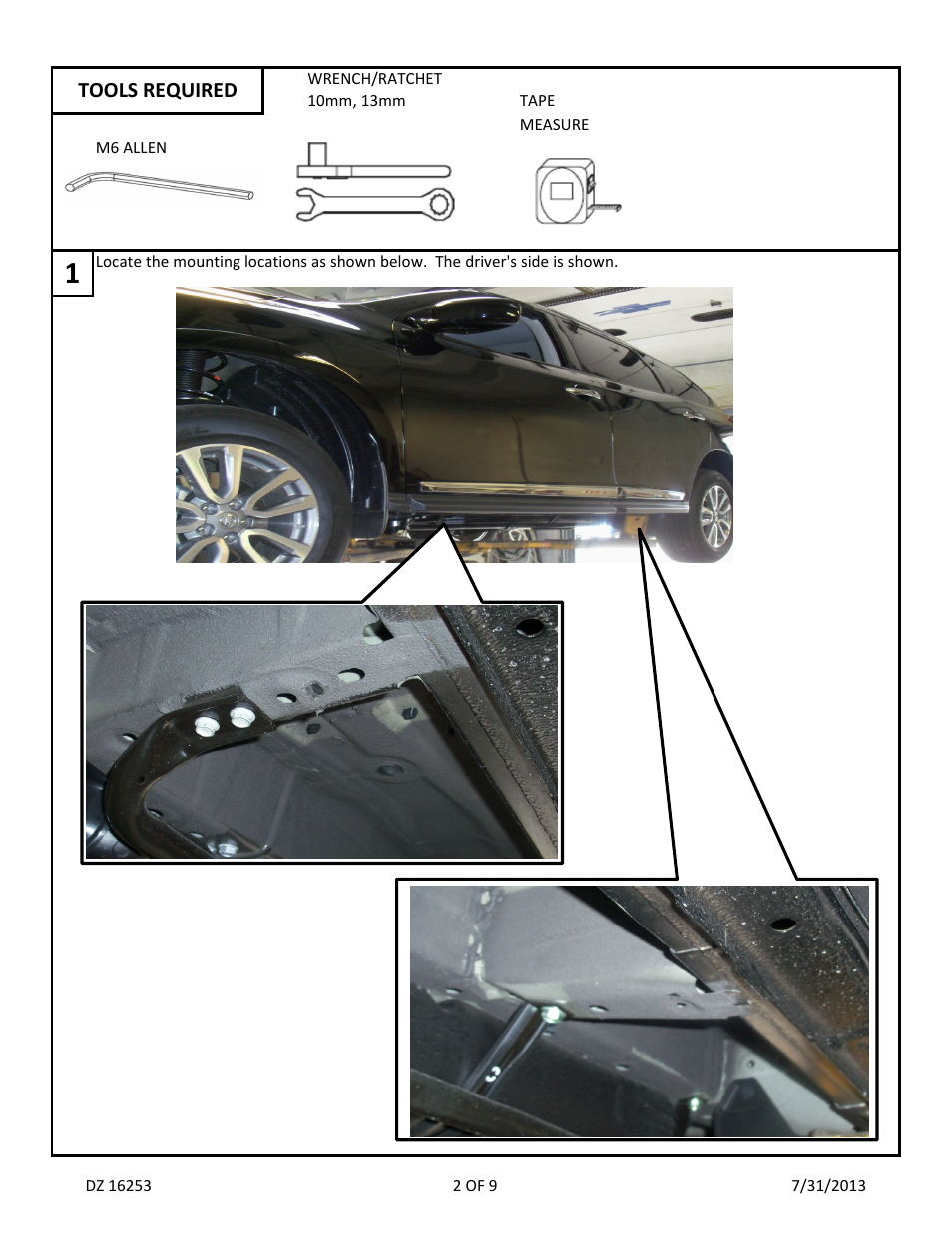 Dee Zee DZ16253 User Manual | Page 4 / 11