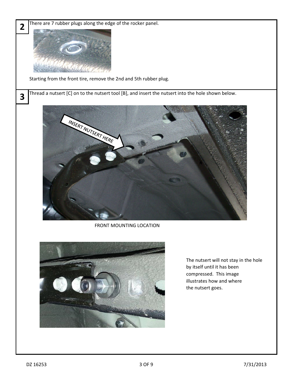 Dee Zee DZ16253 User Manual | Page 5 / 11