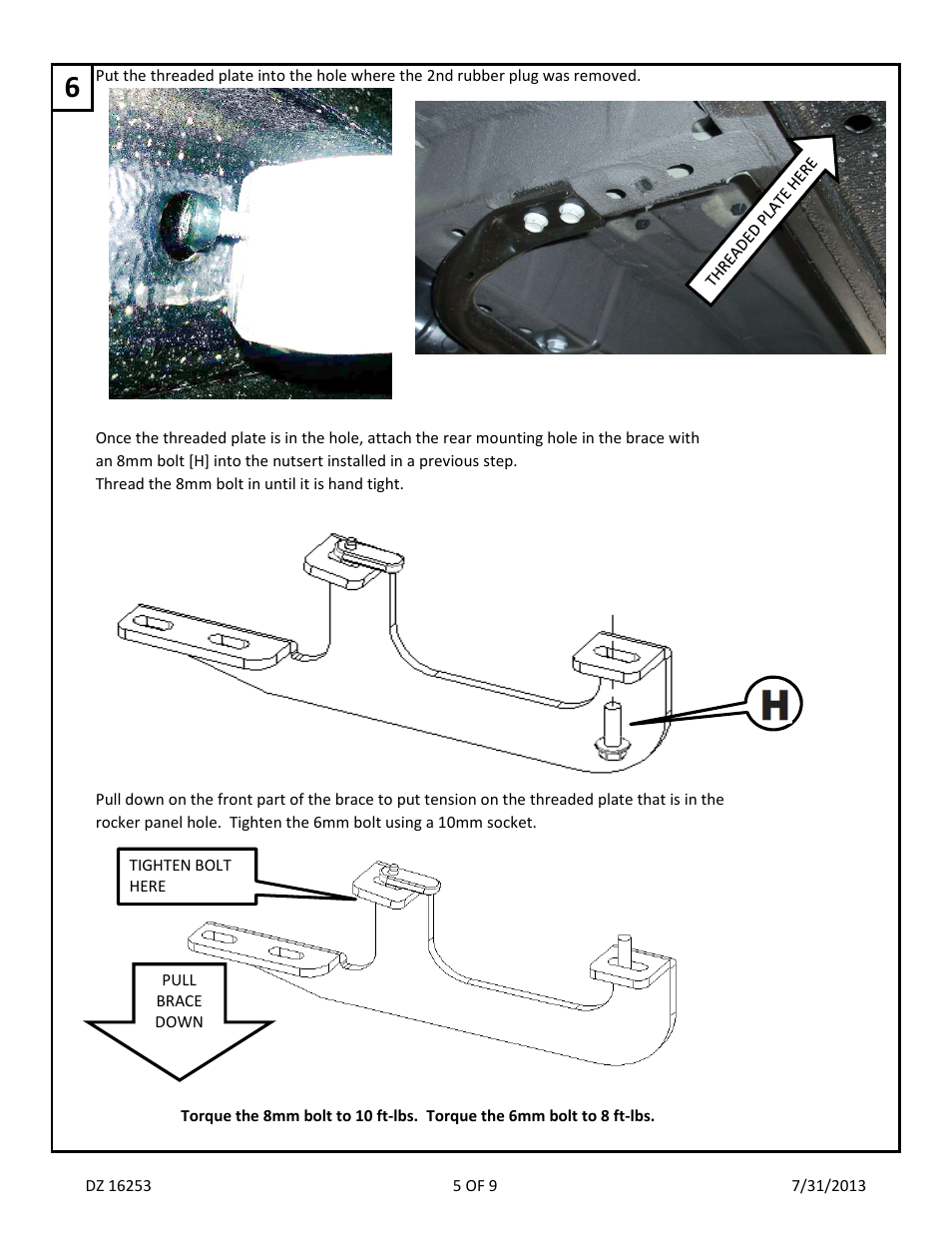 Dee Zee DZ16253 User Manual | Page 7 / 11