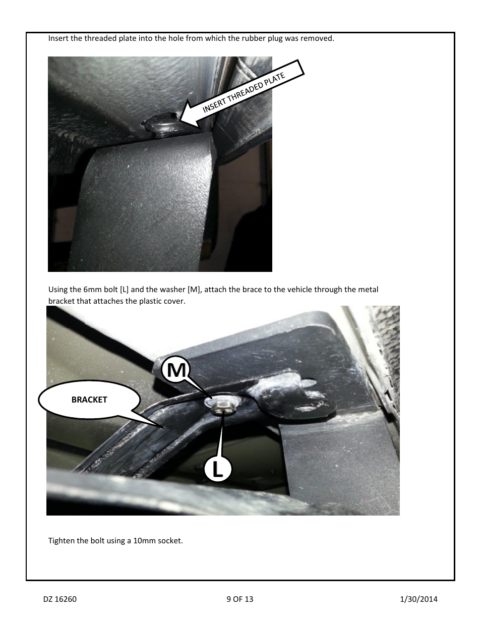 Dee Zee DZ16260 User Manual | Page 11 / 15