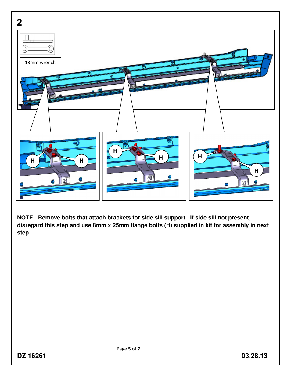Dee Zee DZ16261 User Manual | Page 5 / 7