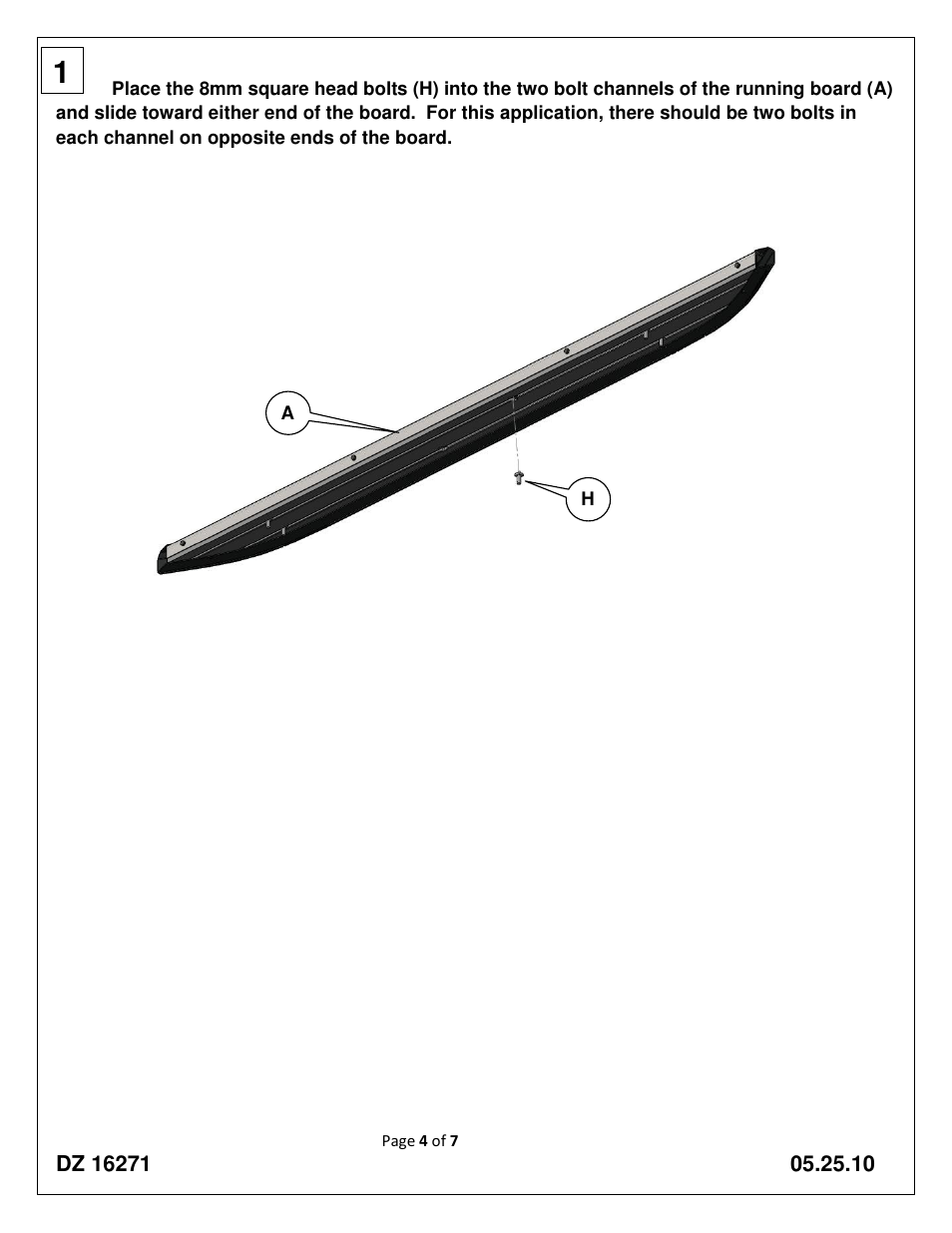 Dee Zee DZ16271 User Manual | Page 4 / 7