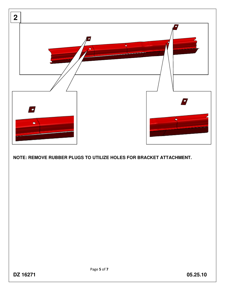 Dee Zee DZ16271 User Manual | Page 5 / 7