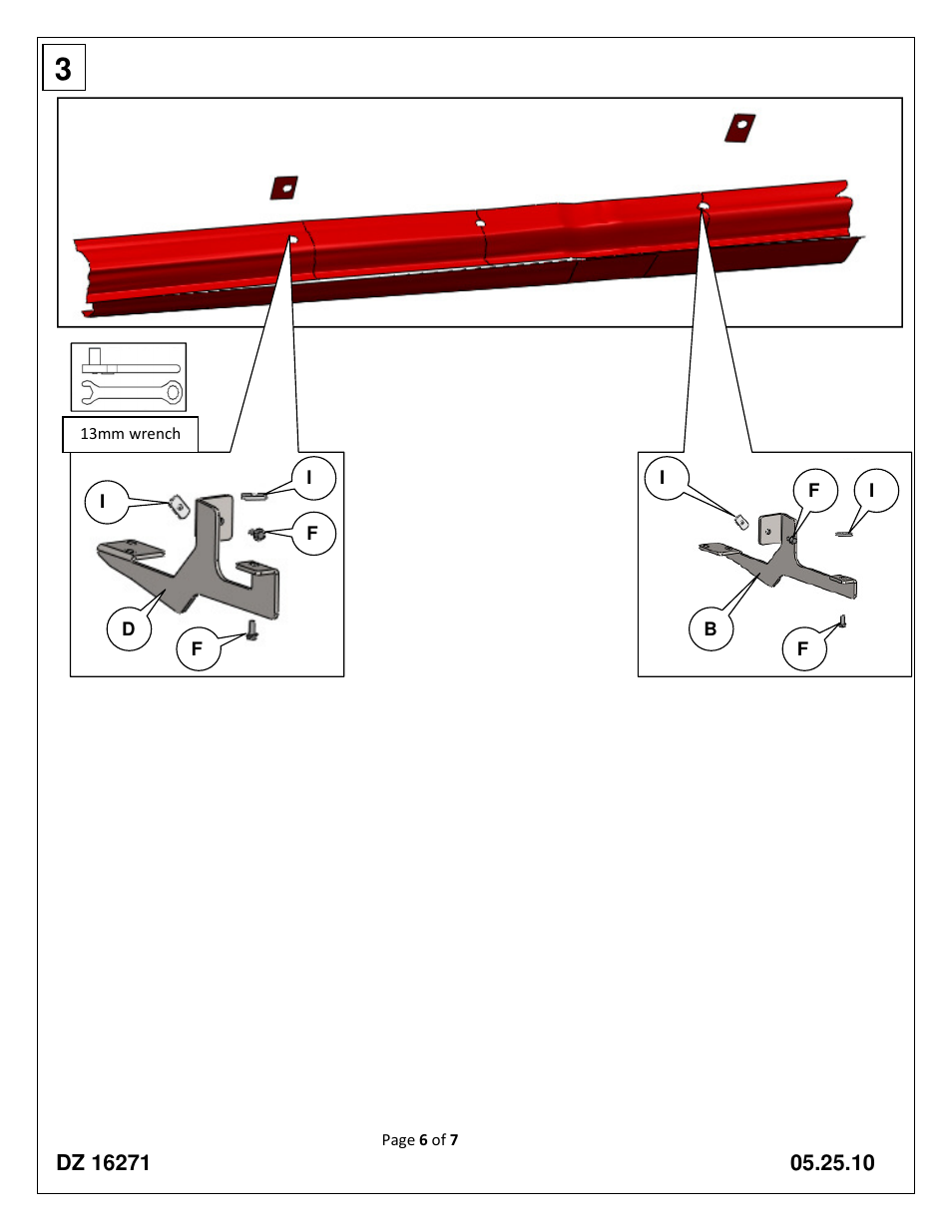 X3 3 3 | Dee Zee DZ16271 User Manual | Page 6 / 7