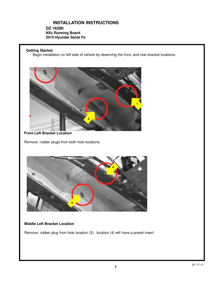 Dee Zee DZ16280 User Manual | Page 3 / 8