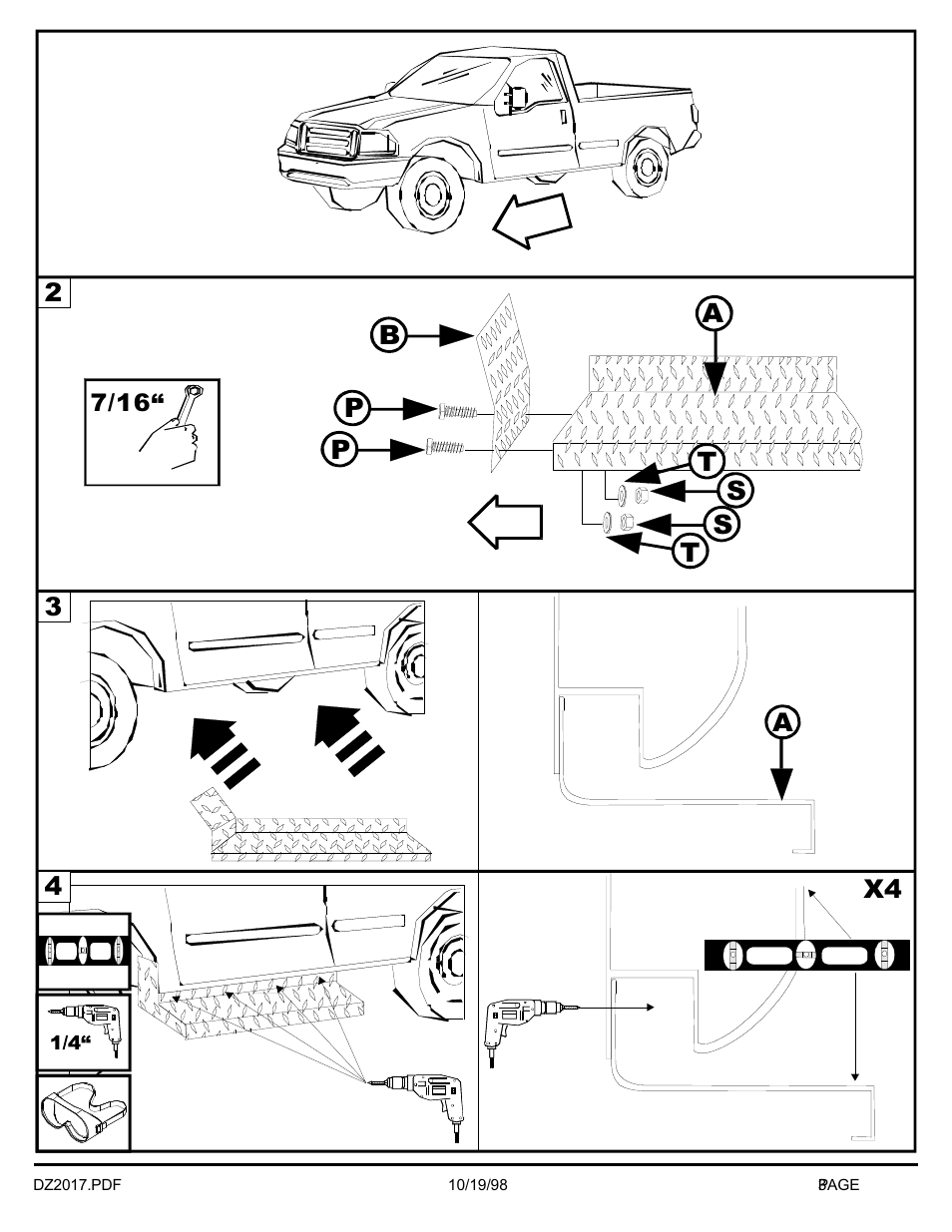 Dee Zee DZ2017 User Manual | Page 4 / 8