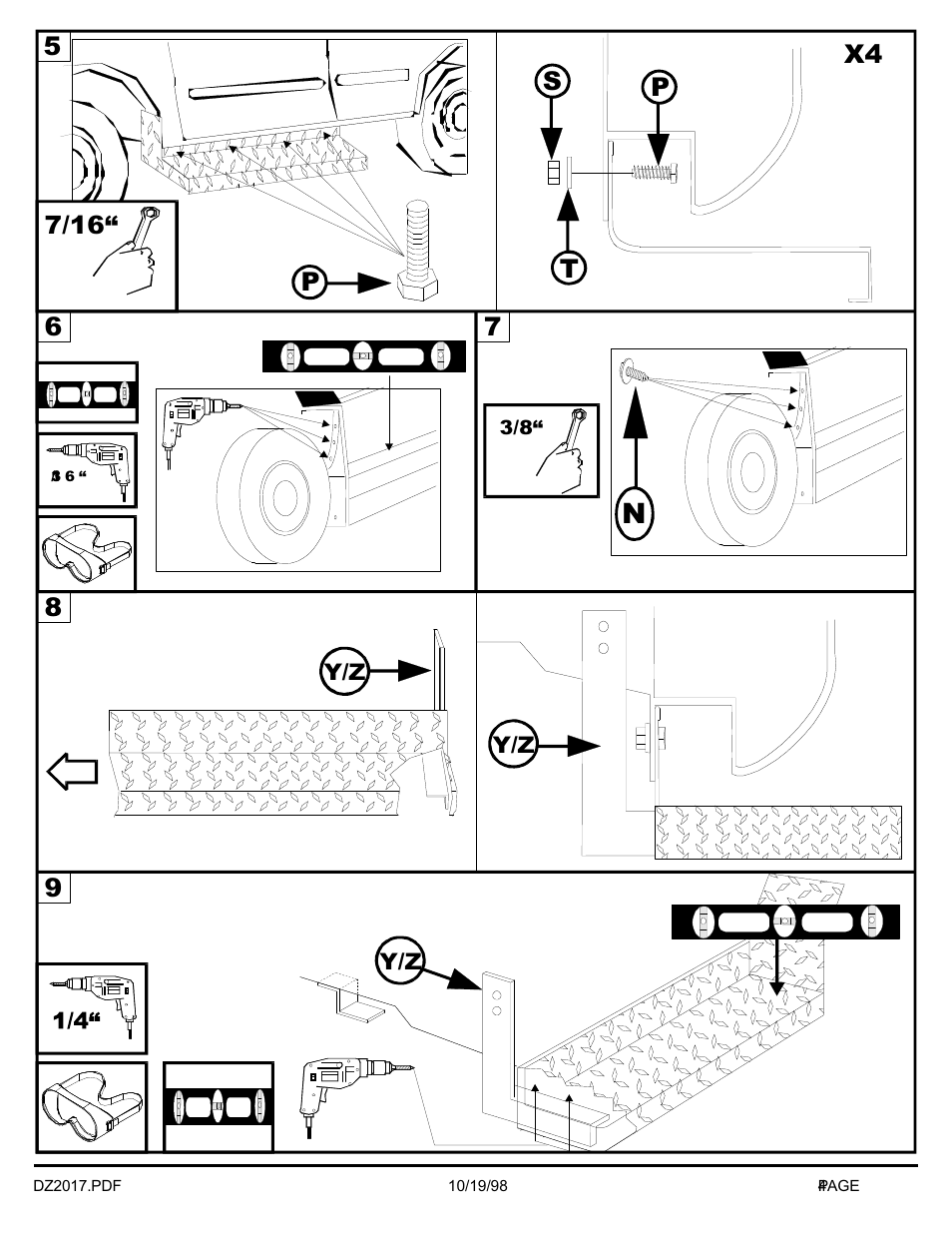 Dee Zee DZ2017 User Manual | Page 5 / 8