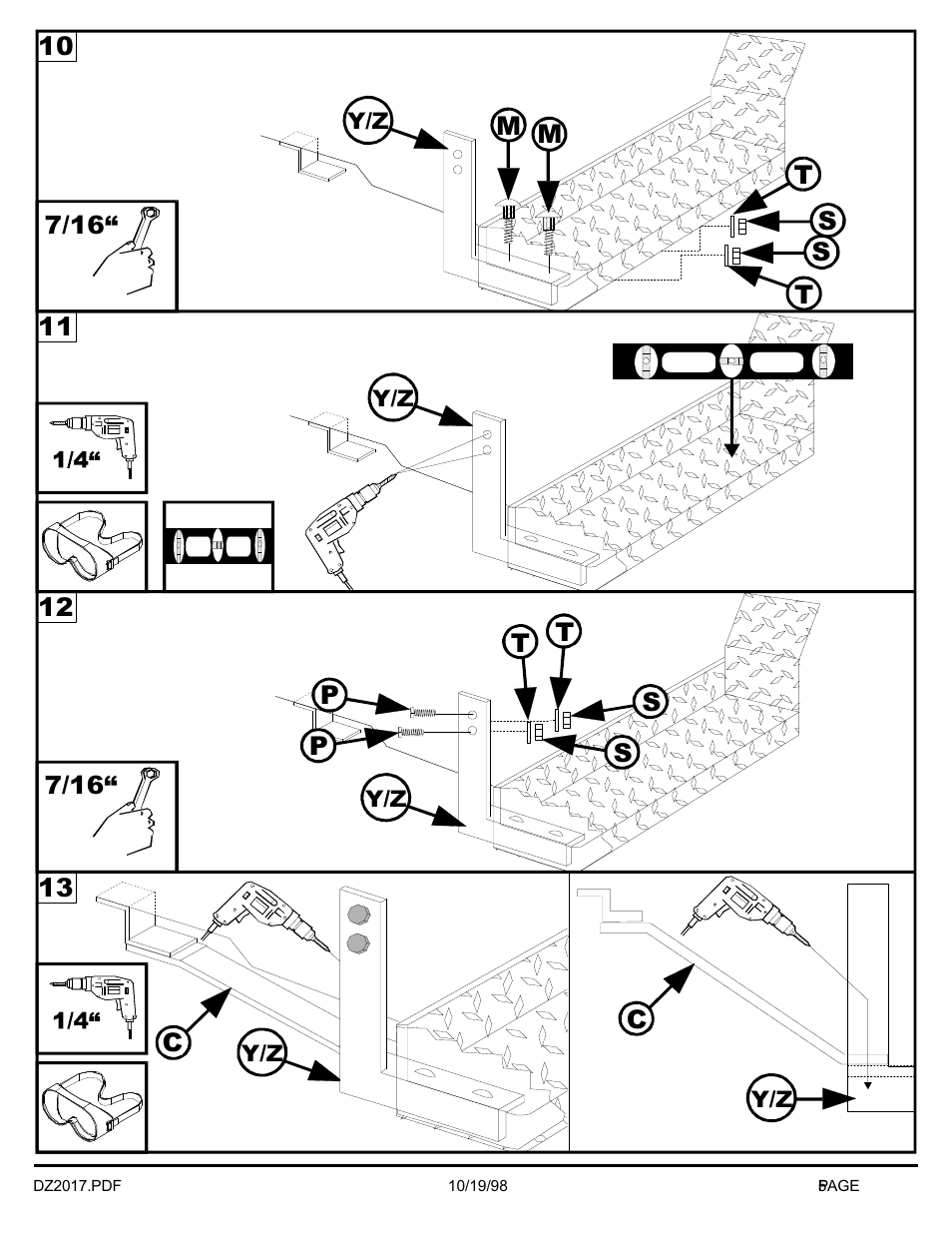 Dee Zee DZ2017 User Manual | Page 6 / 8