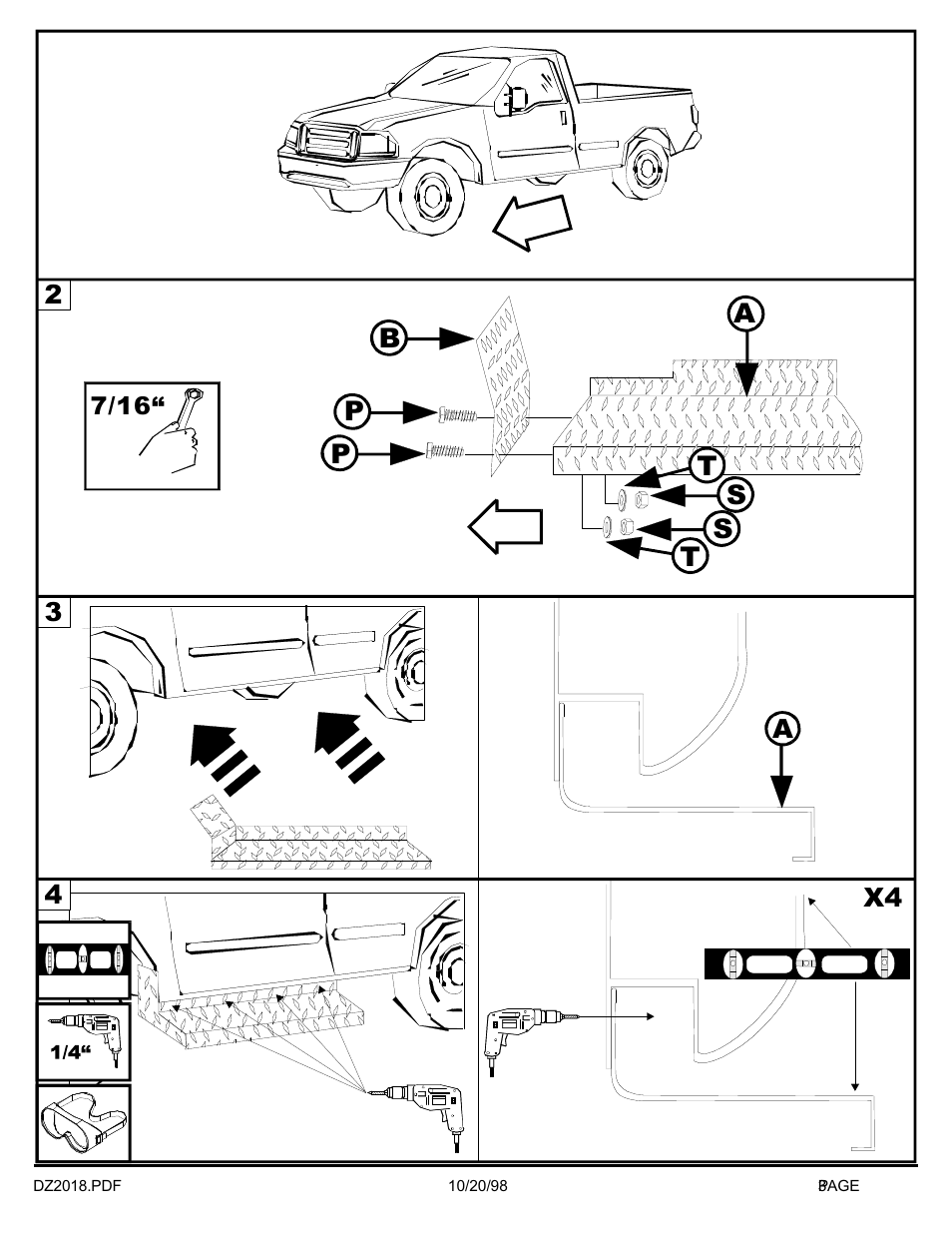 Dee Zee DZ2018 User Manual | Page 4 / 10