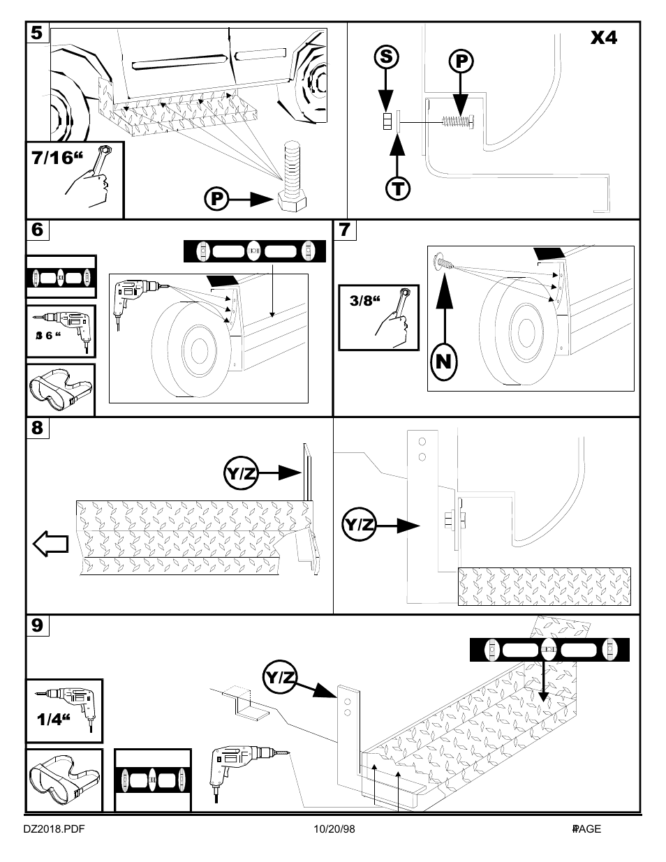 Dee Zee DZ2018 User Manual | Page 5 / 10