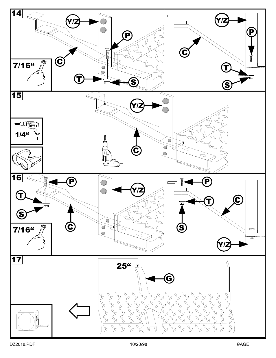 Dee Zee DZ2018 User Manual | Page 7 / 10