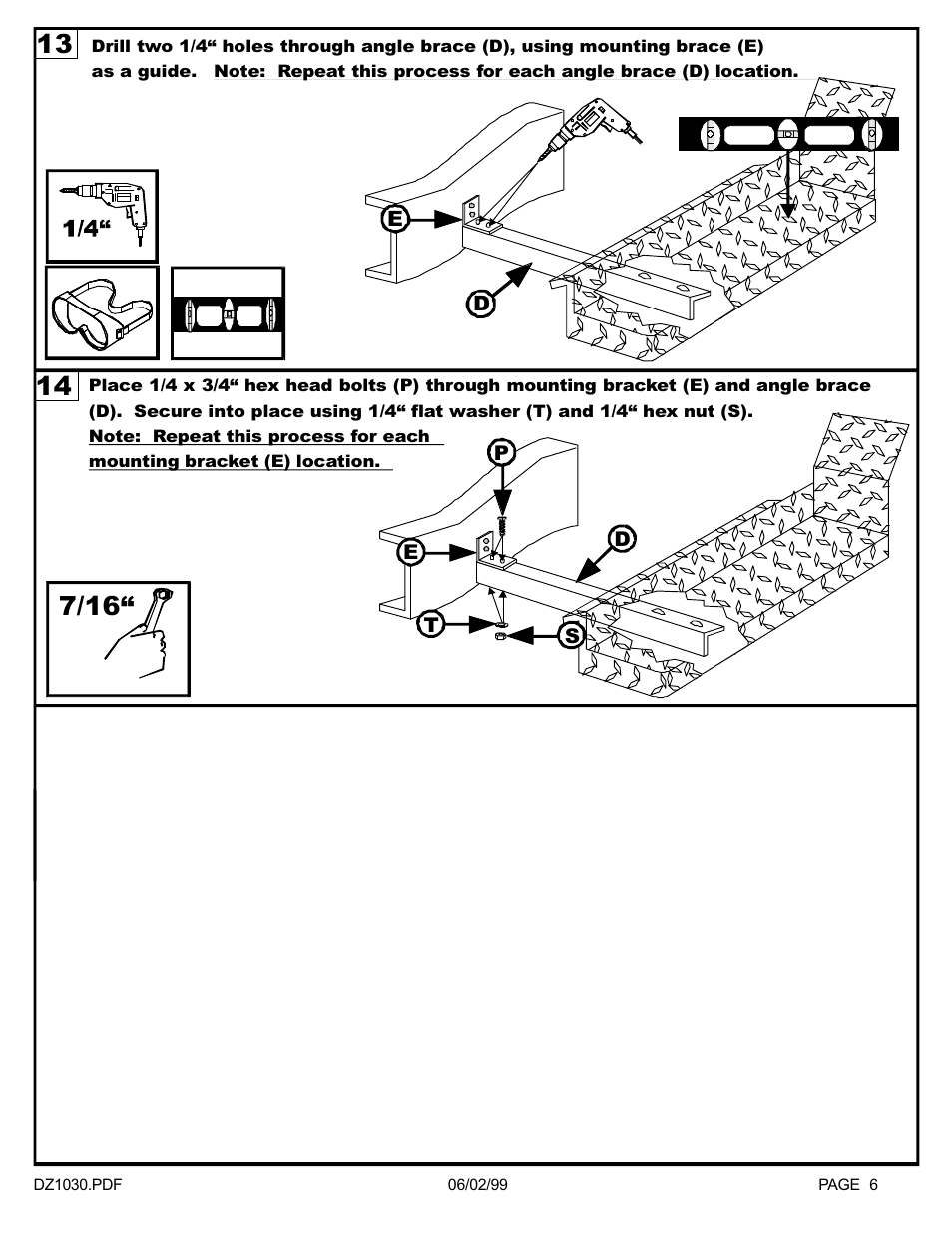 Dee Zee DZ1030 User Manual | Page 7 / 7