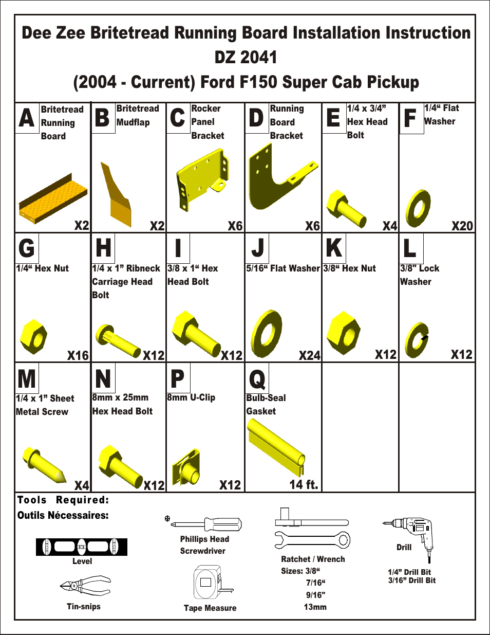 Dee Zee DZ2041 User Manual | Page 3 / 13