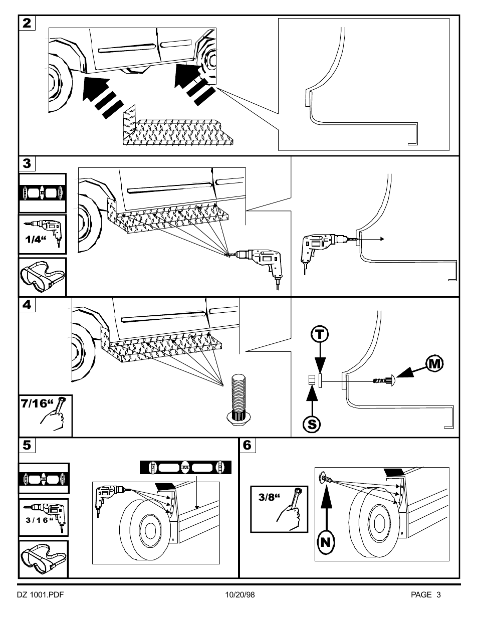 Dee Zee DZ1001 User Manual | Page 4 / 7