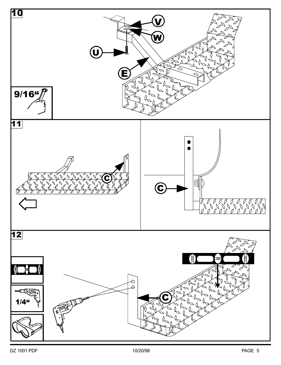 Dee Zee DZ1001 User Manual | Page 6 / 7