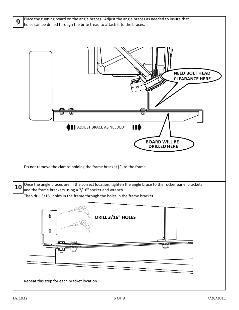 Dee Zee DZ1032 User Manual | Page 8 / 11
